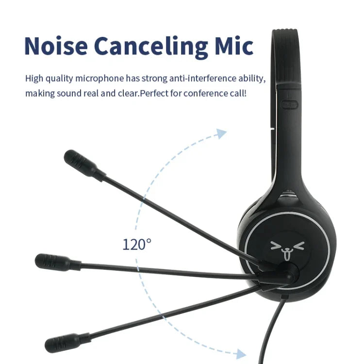 SOYTO SY-G30C Gaming-Headset mit langem Mikrofon, Kabel, Geräuschunterdrückung, ergonomisches Design, 3,5 mm