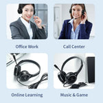 SOYTO SY-G30C Gaming-Headset mit langem Mikrofon, Kabel, Geräuschunterdrückung, ergonomisches Design, 3,5 mm