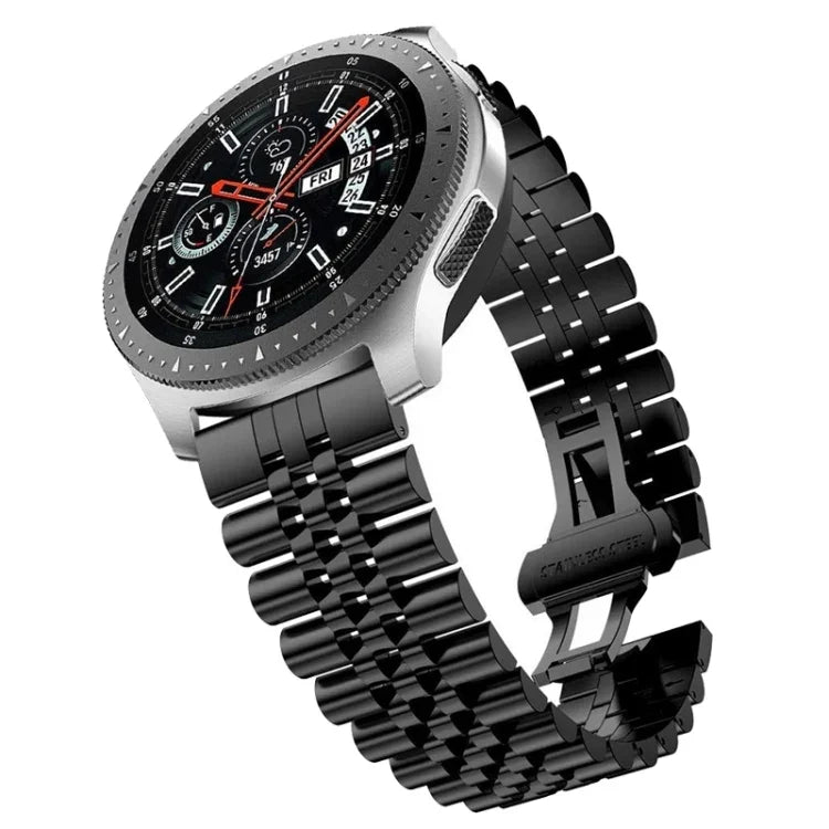 Fünf-Perlen-Edelstahlarmband für Samsung Galaxy Watch 5 40 mm / 44 mm