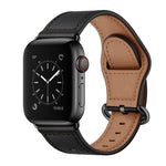 Echtes Leder-Uhrenarmband für Apple Watch Series, 7 45mm / 6&SE&5&4 44mm / 3&2&1 42mm, 7 41mm / 6&SE&5&4 40mm / 3&2&1 38mm
