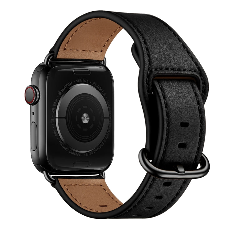 Echtes Leder-Uhrenarmband für Apple Watch Series, 7 45mm / 6&SE&5&4 44mm / 3&2&1 42mm, 7 41mm / 6&SE&5&4 40mm / 3&2&1 38mm