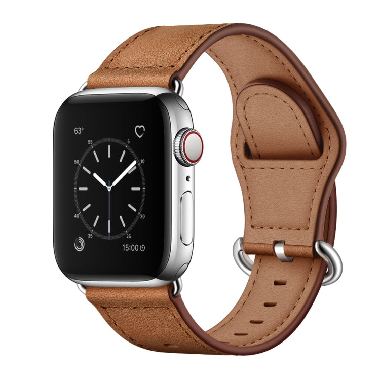 Echtes Leder-Uhrenarmband für Apple Watch Series, 7 45mm / 6&SE&5&4 44mm / 3&2&1 42mm, 7 41mm / 6&SE&5&4 40mm / 3&2&1 38mm