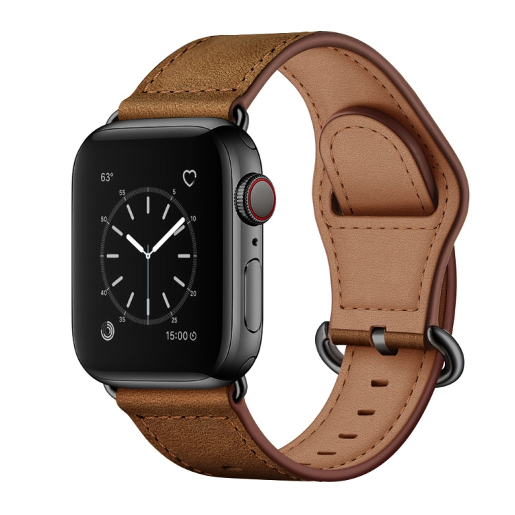 Echtes Leder-Uhrenarmband für Apple Watch Series, 7 45mm / 6&SE&5&4 44mm / 3&2&1 42mm, 7 41mm / 6&SE&5&4 40mm / 3&2&1 38mm