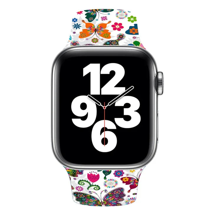 Einzelnagel-bedrucktes Uhrenarmband für Apple Watch Series 7 (45 mm), 6, SE, 5, 4 (44 mm), 3, 2, 1 (42 mm) und 7 (41 mm), 6, SE, 5, 4 (40 mm) sowie 3, 2, 1 (38 mm)