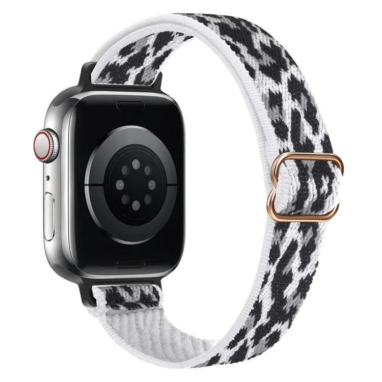 Small Waist Nylon Watch Band For Apple Watch Series, 7 45mm / 6&SE&5&4 44mm / 3&2&1 42mm, 7 41mm / 6&SE&5&4 40mm / 3&2&1 38mm