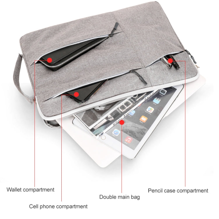 C310 Tragbare Casual Laptop-Handtasche, 13-13.3 Zoll, 15.4-16 Zoll, 15.6-17 Zoll