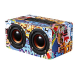 M5 Multifunktionaler Desktop-Bluetooth-Holzlautsprecher Kabelloser Lautsprecher