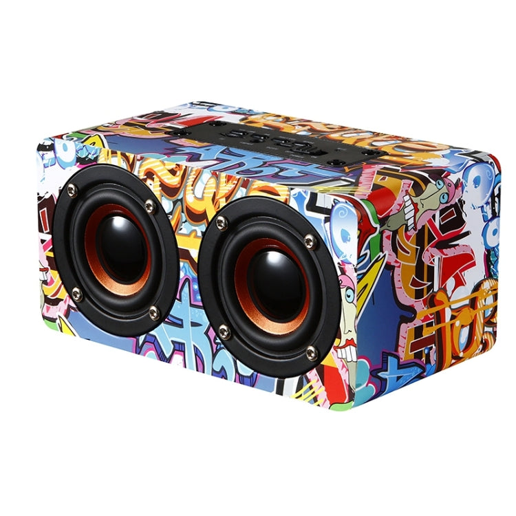 M5 Multifunktionaler Desktop-Bluetooth-Holzlautsprecher Kabelloser Lautsprecher