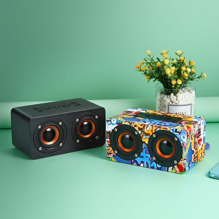 M5 Multifunktionaler Desktop-Bluetooth-Holzlautsprecher Kabelloser Lautsprecher