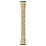 Diamant Metall-Uhrenarmband Für Apple Watch Series, 7 45mm / 6&SE&5&4 44mm / 3&2&1 42mm, 7 41mm / 6&SE&5&4 40mm / 3&2&1 38mm