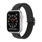Wave Nylon-Armband für schmale Taille, passend für Apple Watch Series 7 (45 mm), 6, SE, 5, 4 (44 mm), 3, 2, 1 (42 mm) und 7 (41 mm), 6, SE, 5, 4 (40 mm) sowie 3, 2, 1 (38 mm).