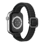 Wave Nylon-Armband für schmale Taille, passend für Apple Watch Series 7 (45 mm), 6, SE, 5, 4 (44 mm), 3, 2, 1 (42 mm) und 7 (41 mm), 6, SE, 5, 4 (40 mm) sowie 3, 2, 1 (38 mm).