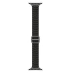 Wave Nylon-Armband für schmale Taille, passend für Apple Watch Series 7 (45 mm), 6, SE, 5, 4 (44 mm), 3, 2, 1 (42 mm) und 7 (41 mm), 6, SE, 5, 4 (40 mm) sowie 3, 2, 1 (38 mm).