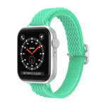 Wave Nylon-Armband für schmale Taille, passend für Apple Watch Series 7 (45 mm), 6, SE, 5, 4 (44 mm), 3, 2, 1 (42 mm) und 7 (41 mm), 6, SE, 5, 4 (40 mm) sowie 3, 2, 1 (38 mm).