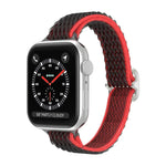 Wave Nylon-Armband für schmale Taille, passend für Apple Watch Series 7 (45 mm), 6, SE, 5, 4 (44 mm), 3, 2, 1 (42 mm) und 7 (41 mm), 6, SE, 5, 4 (40 mm) sowie 3, 2, 1 (38 mm).
