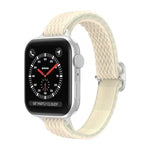 Wave Nylon-Armband für schmale Taille, passend für Apple Watch Series 7 (45 mm), 6, SE, 5, 4 (44 mm), 3, 2, 1 (42 mm) und 7 (41 mm), 6, SE, 5, 4 (40 mm) sowie 3, 2, 1 (38 mm).