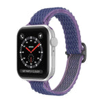 Wave Nylon-Armband für schmale Taille, passend für Apple Watch Series 7 (45 mm), 6, SE, 5, 4 (44 mm), 3, 2, 1 (42 mm) und 7 (41 mm), 6, SE, 5, 4 (40 mm) sowie 3, 2, 1 (38 mm).