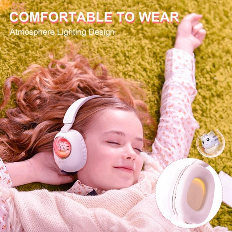 B4 RGB Cartoon Stereo Headset Kabellose Bluetooth Kopfhörer, Katze, Eichhörnchen