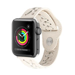 Gewebtes Uhrenarmband für Apple Watch Series 7 (45 mm), 6, SE, 5 und 4 (44 mm), 3, 2 und 1 (42 mm), 7 (41 mm), 6, SE, 5 und 4 (40 mm) sowie 3, 2 und 1 (38 mm)