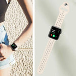 Gewebtes Uhrenarmband für Apple Watch Series 7 (45 mm), 6, SE, 5 und 4 (44 mm), 3, 2 und 1 (42 mm), 7 (41 mm), 6, SE, 5 und 4 (40 mm) sowie 3, 2 und 1 (38 mm)