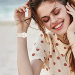 Gewebtes Uhrenarmband für Apple Watch Series 7 (45 mm), 6, SE, 5 und 4 (44 mm), 3, 2 und 1 (42 mm), 7 (41 mm), 6, SE, 5 und 4 (40 mm) sowie 3, 2 und 1 (38 mm)