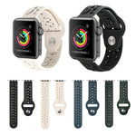 Gewebtes Uhrenarmband für Apple Watch Series 7 (45 mm), 6, SE, 5 und 4 (44 mm), 3, 2 und 1 (42 mm), 7 (41 mm), 6, SE, 5 und 4 (40 mm) sowie 3, 2 und 1 (38 mm)