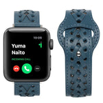 Gewebtes Uhrenarmband für Apple Watch Series 7 (45 mm), 6, SE, 5 und 4 (44 mm), 3, 2 und 1 (42 mm), 7 (41 mm), 6, SE, 5 und 4 (40 mm) sowie 3, 2 und 1 (38 mm)