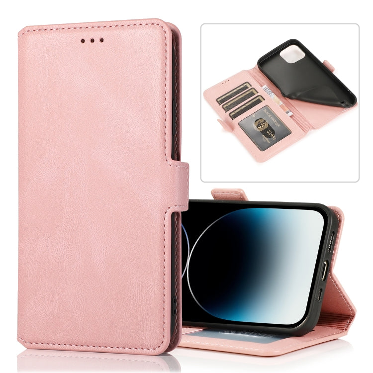 Retro Magnetic Closing Clasp Leather Case, For iPhone 14 Pro Max, For iPhone 14 Pro, For iPhone 14, For iPhone 14 Plus