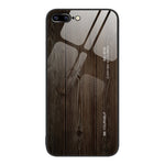 Wood Grain Glass Protective Case, For iPhone 7 Plus, For iPhone 11, For iPhone 14 Plus, For iPhone 14 Pro, For iPhone 14