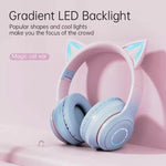 BT029C RGB Dual-Modus Katzenohren Kabellose Bluetooth Kopfhörer