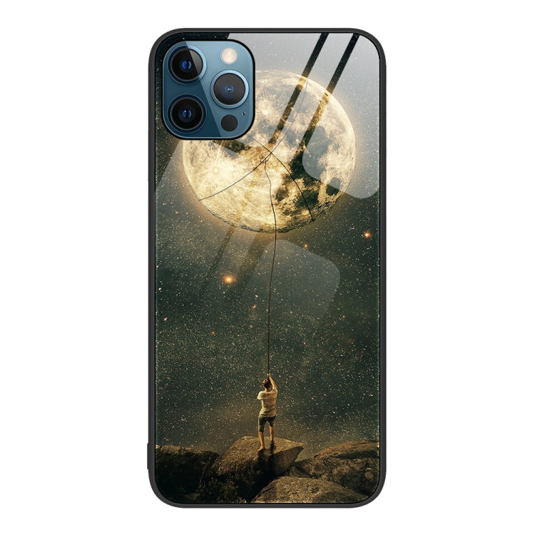 Colorful Painted Glass Phone Case, For iPhone 13, For iPhone 12 Pro Max, For iPhone 12 / 12 Pro