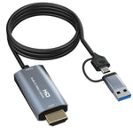 Z36 HDMI/M auf USB-Typ C/M HD Video-Capture-Karte, Länge: 2m, Z36