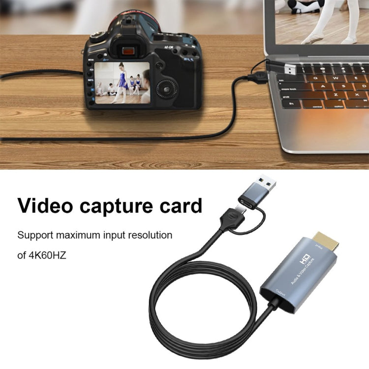 Z36 HDMI/M auf USB-Typ C/M HD Video-Capture-Karte, Länge: 2m, Z36