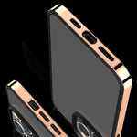 3 in 1 Electroplated Frame Phantom Phone Case, For iPhone 13 mini, For iPhone 13, For iPhone 13 Pro, For iPhone 13 Pro Max