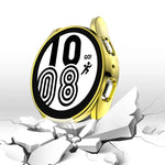 Schutzhülle aus TPU mit vollständiger Abdeckung und galvanisierter Oberfläche, passend für Samsung Galaxy Watch 5 (40 mm) und Samsung Galaxy Watch 5 (44 mm).