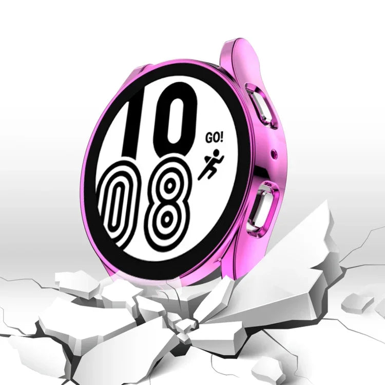 Schutzhülle aus TPU mit vollständiger Abdeckung und galvanisierter Oberfläche, passend für Samsung Galaxy Watch 5 (40 mm) und Samsung Galaxy Watch 5 (44 mm).