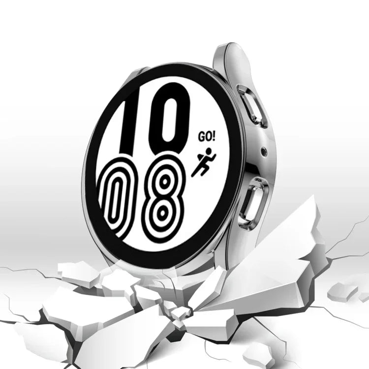 Schutzhülle aus TPU mit vollständiger Abdeckung und galvanisierter Oberfläche, passend für Samsung Galaxy Watch 5 (40 mm) und Samsung Galaxy Watch 5 (44 mm).