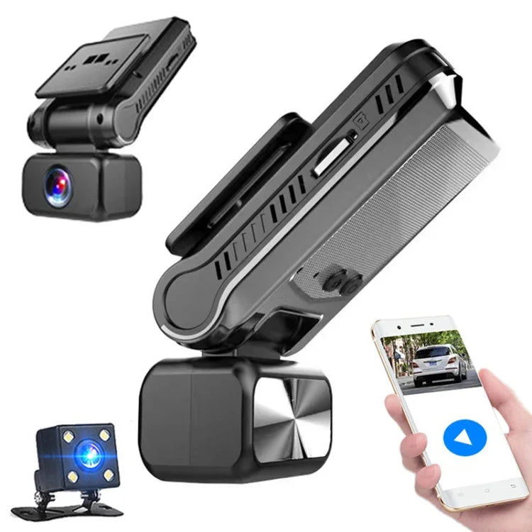Dual-Kamera HD Nachtsicht WiFi Auto Dashcam Fahrrekorder, 1080P Dual-Kamera, 2K Dual-Kamera, 4K Dual-Kamera