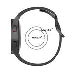Offizielles Silikon-Uhrenarmband, Größe: L, für Samsung Galaxy Watch 5 (40 mm), Samsung Galaxy Watch 5 (44 mm) und Samsung Galaxy Watch 5 Pro (45 mm)