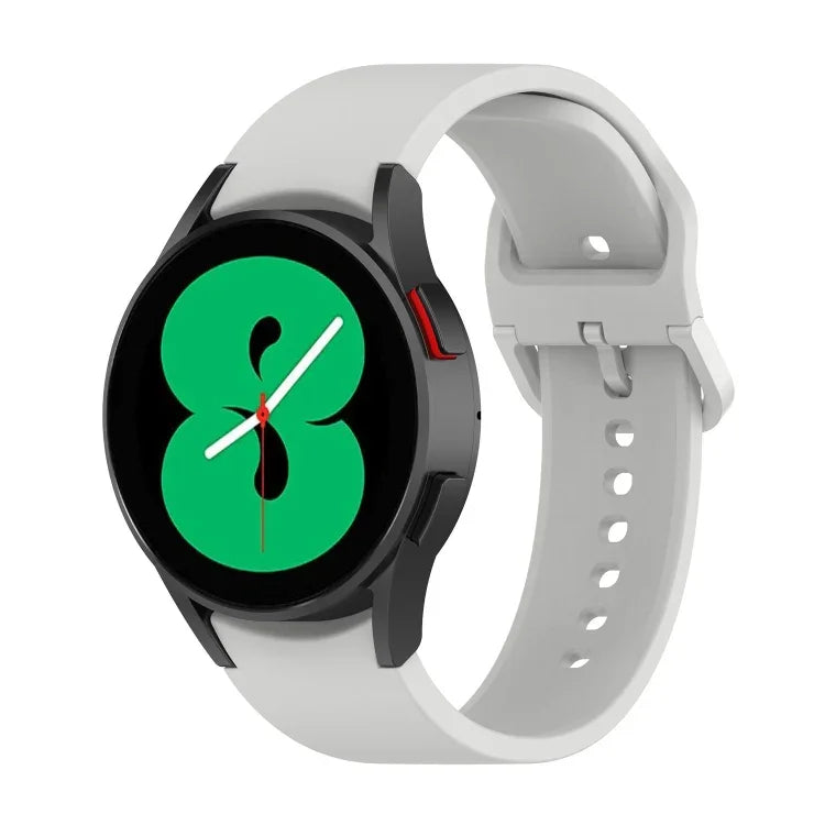 Offizielles Silikon-Uhrenarmband, Größe: L, für Samsung Galaxy Watch 5 (40 mm), Samsung Galaxy Watch 5 (44 mm) und Samsung Galaxy Watch 5 Pro (45 mm)