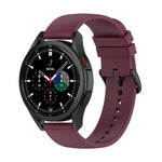 20 mm Silikon-Armband mit rundem Ende, passend für Samsung Galaxy Watch 5 (40 mm), Samsung Galaxy Watch 5 (44 mm) und Samsung Galaxy Watch 5 Pro (45 mm).