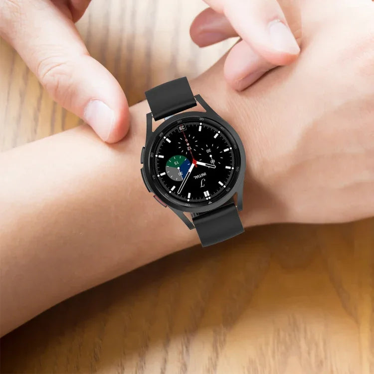 20 mm Silikon-Armband mit rundem Ende, passend für Samsung Galaxy Watch 5 (40 mm), Samsung Galaxy Watch 5 (44 mm) und Samsung Galaxy Watch 5 Pro (45 mm).