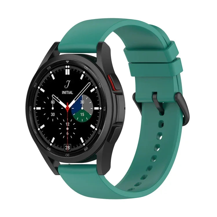 20 mm Silikon-Armband mit rundem Ende, passend für Samsung Galaxy Watch 5 (40 mm), Samsung Galaxy Watch 5 (44 mm) und Samsung Galaxy Watch 5 Pro (45 mm).