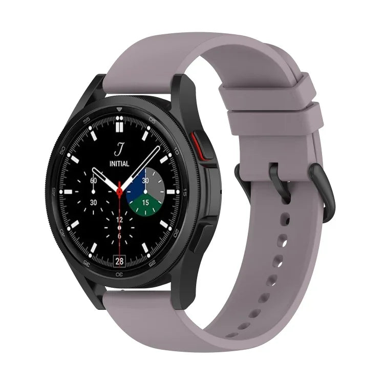 20 mm Silikon-Armband mit rundem Ende, passend für Samsung Galaxy Watch 5 (40 mm), Samsung Galaxy Watch 5 (44 mm) und Samsung Galaxy Watch 5 Pro (45 mm).