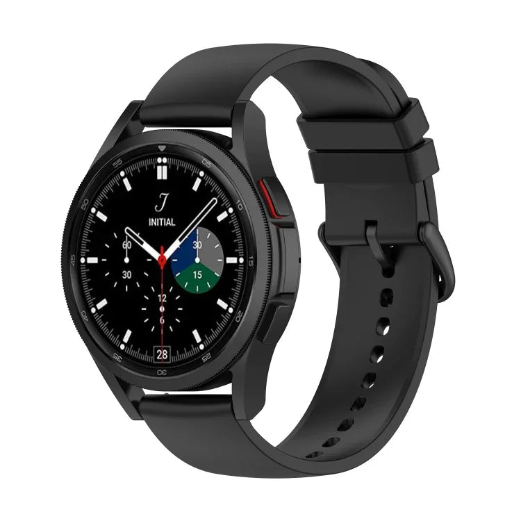 20 mm Silikon-Armband mit rundem Ende, passend für Samsung Galaxy Watch 5 (40 mm), Samsung Galaxy Watch 5 (44 mm) und Samsung Galaxy Watch 5 Pro (45 mm).