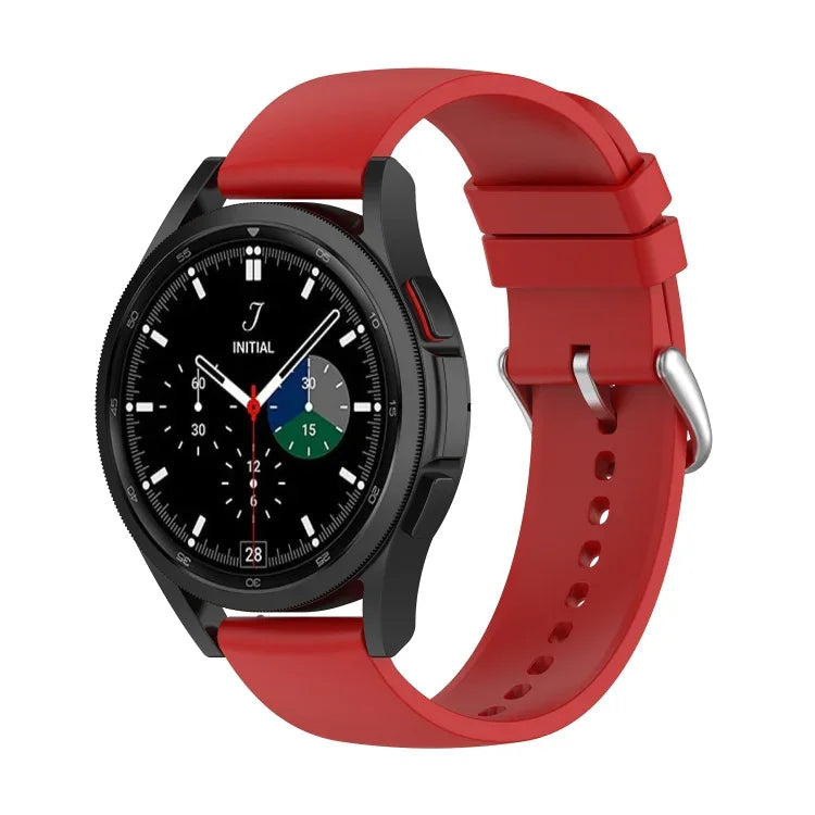 20 mm Silikon-Armband mit rundem Ende, passend für Samsung Galaxy Watch 5 (40 mm), Samsung Galaxy Watch 5 (44 mm) und Samsung Galaxy Watch 5 Pro (45 mm).