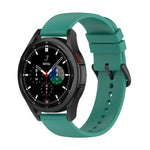 20 mm Silikon-Armband mit rundem Ende, passend für Samsung Galaxy Watch 5 (40 mm), Samsung Galaxy Watch 5 (44 mm) und Samsung Galaxy Watch 5 Pro (45 mm).