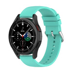 20 mm Silikon-Armband mit rundem Ende, passend für Samsung Galaxy Watch 5 (40 mm), Samsung Galaxy Watch 5 (44 mm) und Samsung Galaxy Watch 5 Pro (45 mm).