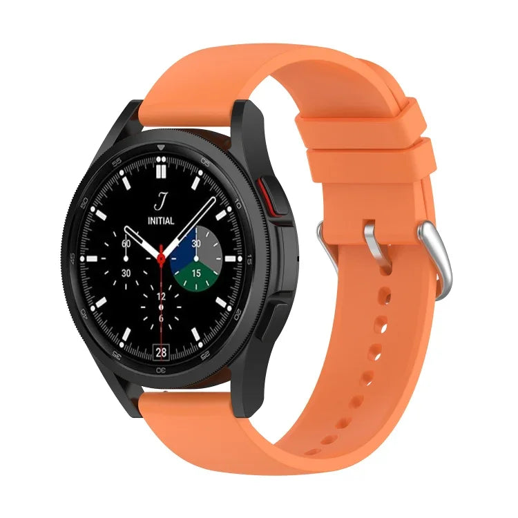 20 mm Silikon-Armband mit rundem Ende, passend für Samsung Galaxy Watch 5 (40 mm), Samsung Galaxy Watch 5 (44 mm) und Samsung Galaxy Watch 5 Pro (45 mm).