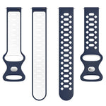 20 mm breites, zweifarbiges Silikonarmband mit Diamantmuster, passend für Samsung Galaxy Watch 5 (40 mm), Samsung Galaxy Watch 5 (44 mm) und Samsung Galaxy Watch 5 Pro (45 mm).